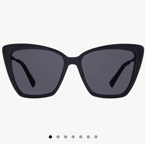 Diff Matte black sunglasses